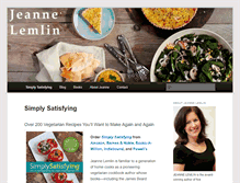 Tablet Screenshot of jeannelemlin.com